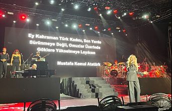 Hadise, sahnede hadise çıkardı