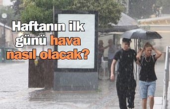 Haftanın ilk günü hava nasıl olacak?