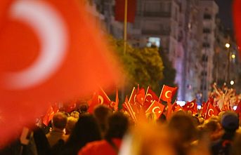 Karabağlar'da coşkulu kortej