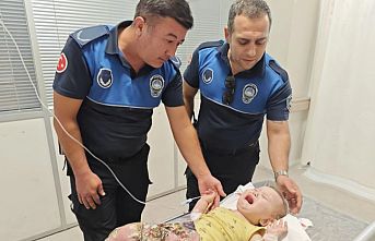 Manisa'da zabıtadan hayat kurtaran müdahale