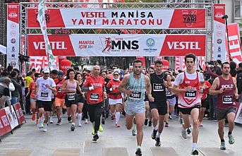 Manisa sokaklarında yarı maraton heyecanı