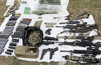 Pençe Kilit'te teröristlerin çok sayıda mühimmatına el konuldu