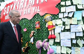 'Soykırımın Gölgesinde Bir Yıl' panosuna ziyaret