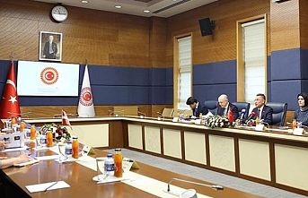 TBMM Dışişleri Komisyonu Letonya Bakanı'nı ağırladı