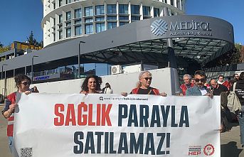 TİP, Yenidoğan Skandalı’nda adı geçen Medipol Hastanesi önünde eylem düzenledi: Bu çetenin başı AKP ve MHP’dir!