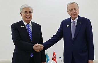 Cumhurbaşkanı Erdoğan, Tokayev'le görüştü