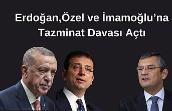 Erdoğan, Özel ve İmamoğlu'na Tazminat Davası Açtı