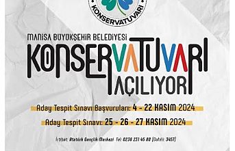 Manisa Büyükşehir Belediyesi Konservatuvarı Yeteneklerini Arıyor