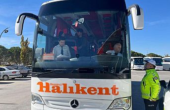 Otobüsler denetlendi  14.182 TL idari para cezası uygulandı