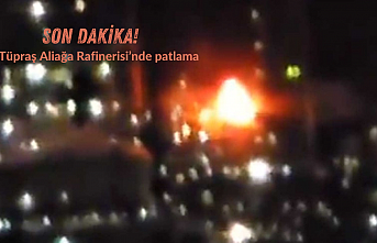 SON DAKİKA! Tüpraş Aliağa Rafinerisi’nde patlama