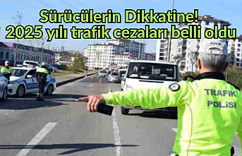 Sürücülerin Dikkatine! 2025 yılı trafik cezaları belli oldu