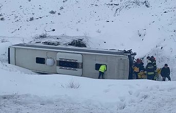 Erzincan'da otobüs faciası