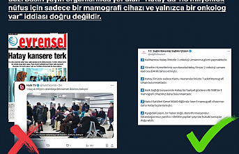 Hatay'daki o iddialar yalanlandı