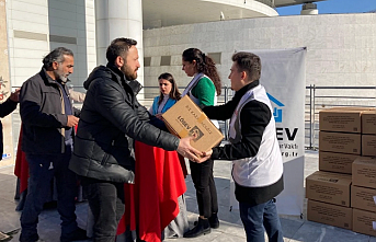 LÖSEV mutluluğu paylaştı... Paketler ailelere ulaştırılıyor