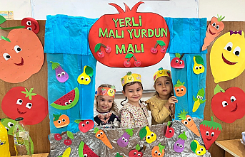 Manisa Büyükşehirli minikler 'Yerli Malı Haftası'nı kutladı