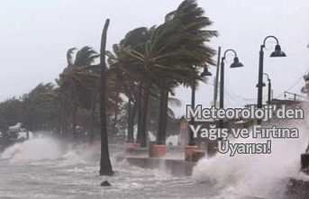 Meteoroloji'den yağış ve fırtına uyarısı!