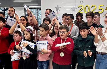 Özel çocuklar yeni yıla başarı mutluluğuyla giriyor