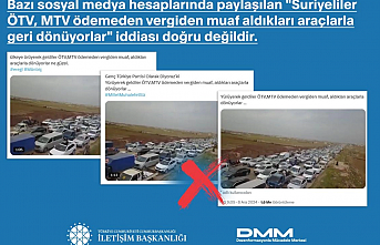 Suriyelilerin ayrıcalıklı dönüş iddialarına İletişim'den açıklama
