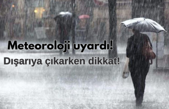 Meteoroloji uyardı! Dışarıya çıkarken dikkat!