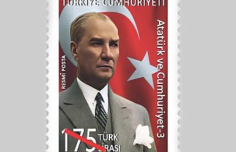 PTT'den yılın ilk pulu Ata'ya