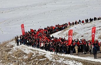 Sarıkamış'ta 110. yıl anma yürüyüşü
