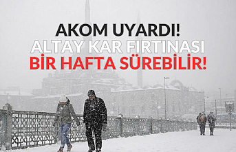 AKOM Uyardı! Kar bir hafta boyunca yağabilir!