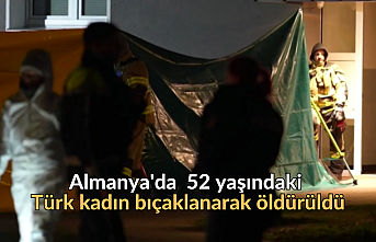 Almanya'da  52 yaşındaki Türk kadın bıçaklanarak öldürüldü