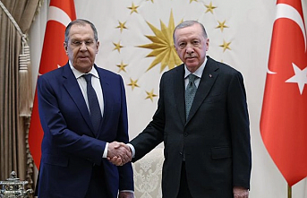 Cumhurbaşkanı Erdoğan, Rusya Dışişleri Bakanı Lavrov'u kabul etti