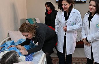 Manisa'da Başkan eşinden huzurlu ziyaret