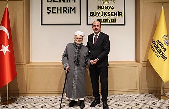 Mescid-i Aksa İmamı Şeyh İkrime Sabri Başkan Altay’ı ziyaret etti
