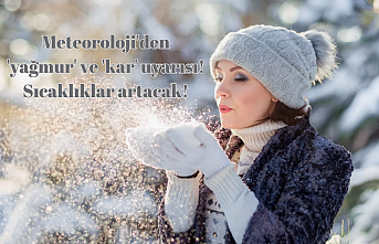 Meteoroloji'den 'yağmur' ve 'kar' uyarısı! Sıcaklıklar artacak!