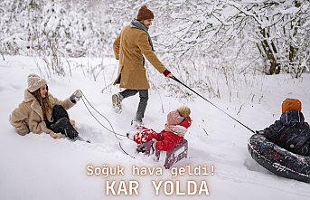 Soğuk hava geldi; kar yolda!