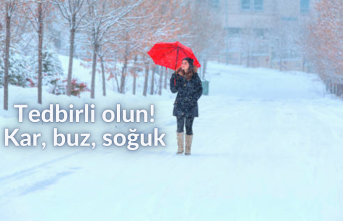 Tedbirli olun! Kar, buz, soğuk