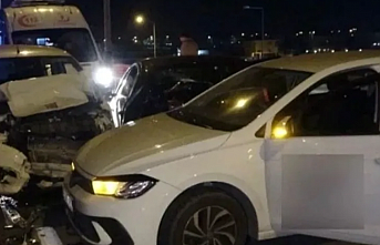 Trafik Kazası: 1 kurye yaralandı!
