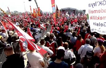 CHP, Maltepe’de özgürlük mitingi gerçekleştiriyor