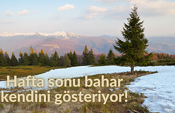 Hafta sonu bahar kendini gösteriyor!