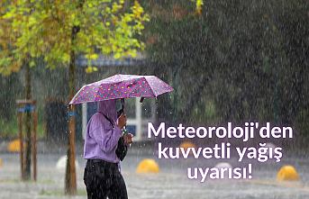 Meteoroloji'den  kuvvetli yağış uyarısı!