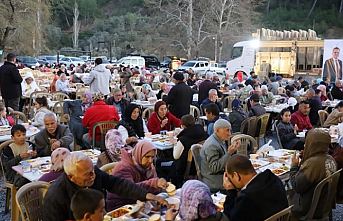 Muğla Dalaman’da binlerce kişi iftar sofrasında buluştu