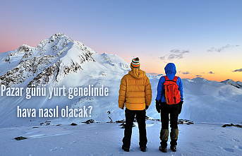 Pazar günü yurt genelinde hava nasıl olacak?