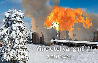 Yine otel yangını! 2 ölü var !