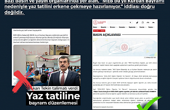MEB : Yaz tatili erkene çekilmedi!