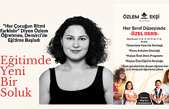 “Her Çocuğun Ritmi Farklıdır” Diyen Özlem Öğretmen, Demirci’de Eğitime Başladı