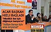 Acar başkan hızlı başladı 