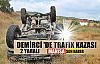 Demirci 'de trafik kazası 2 yaralı