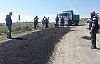 Demirci 'de yol çalışmaları başladı