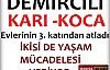 Demircili karı koca evlerinin 3. katından atladı