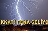 Gök gürültülü sağanak yağış için dikkat!