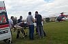 Kalp krizi geçiren yaşlı kadın hava ambulansı ile sevk edildi