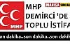 MHP Demirci 'de toplu istifa