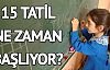 Okulların yarı yıl tarihi belli oldu